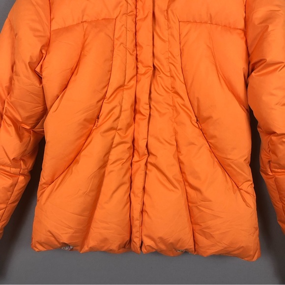 SUNICE Goose Down Puffer Jacket Coat Size 8 Full Zip Thumbhole Sleeve Inner Hood - Picture 5 of 16